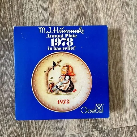 MJ Hummel annual plate 1978 vintage collectors plate - Picture 5 of 12